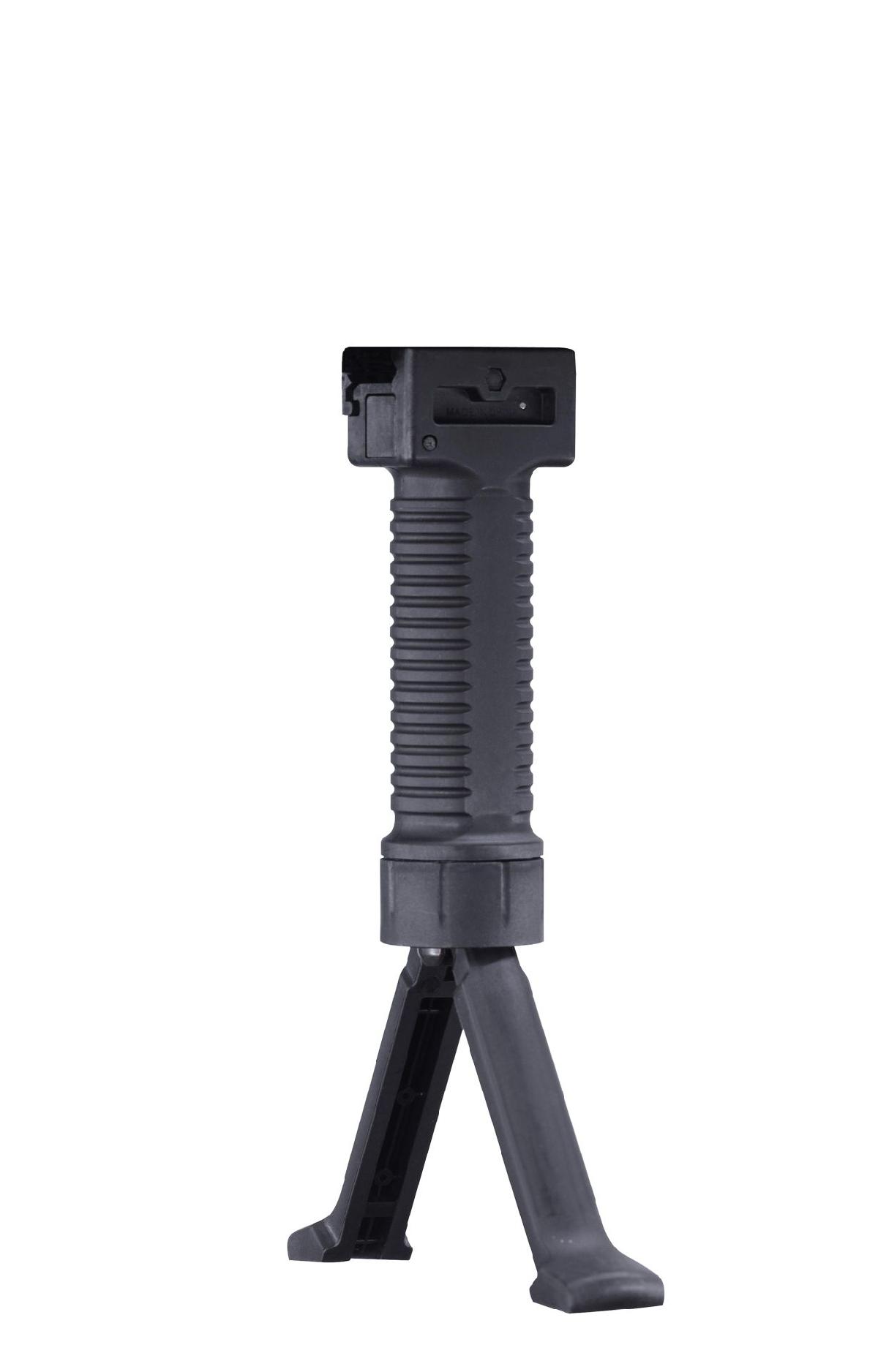 Handgreep met uitklapbare 2-poot ,  voor 22mm Picatinny Rails-4217-a